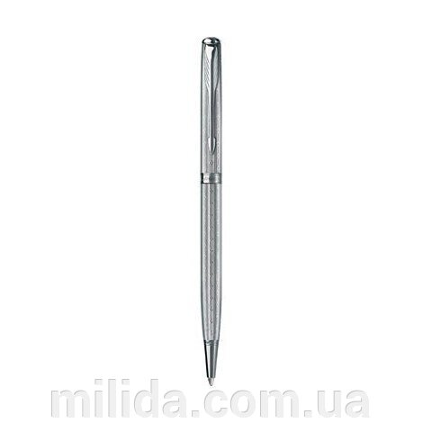 Кулькова ручка Parker Sonnet Slim Chiselled Silver PT BP 85 431S від компанії інтернет-магазин "_Міліда_" - фото 1