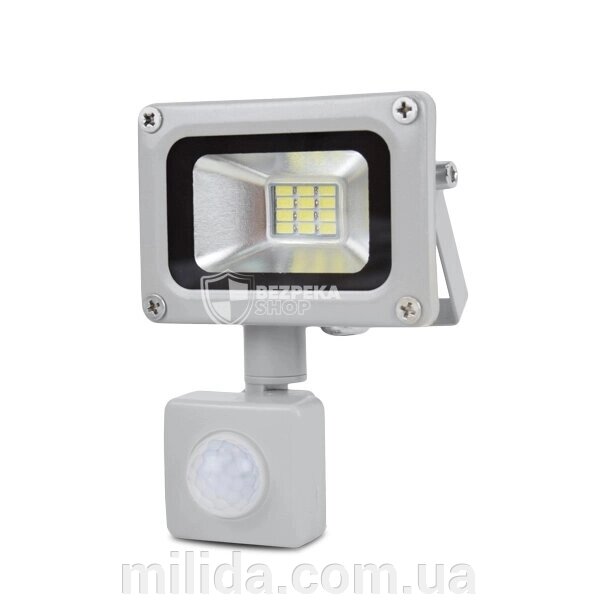 LED-прожектор Lightwell LW-10W-220PIR із датчиком руху від компанії інтернет-магазин "_Міліда_" - фото 1