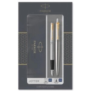 Набір ручок parker jotter 17 SS GT FP+BP в подар. уп. duosets 16 092b19