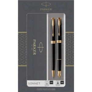 Набір ручок parker sonnet 08 laque black FP+BP в подар. уп. duosets 86 092b19