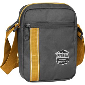 Наплічна сумка CAT Peoria 84068;521 Темний асфальт/жовтий