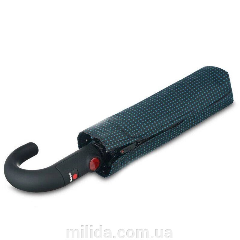 Парасолька Knirps T. 260 Crook Handle Watson Aqua Kn95 3260 7057 від компанії інтернет-магазин "_Міліда_" - фото 1