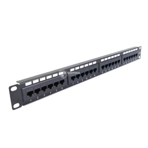 Патч-панель Hypernet 24 порти UTP кат. 5Е 19" PP-KUTP24-NM