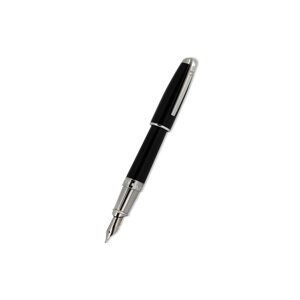 Пір'яна ручка ST Dupont Olympio XL Diamonds Black Ch. Lacquer PP FP Du481675m