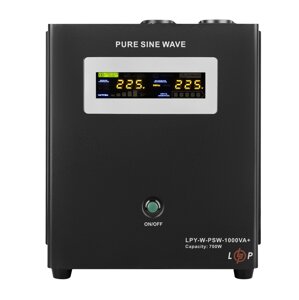 ДБЖ з правильною синусоїдою 12V LPY-W-PSW-1000VA+(700Вт)10A/20A