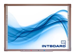 Інтерактивна дошка INTBOARD UT-TBI82X-TS (з розумним лотком)