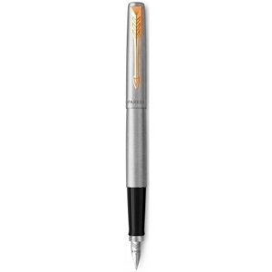 Ручка перова Parker JOTTER 17 SS GT FP M 16 012 сталева з позолотою