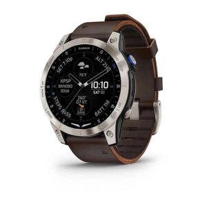 Smart Clock для пілотів Garmin D2 Mach 1 із коричневим оксфордом.