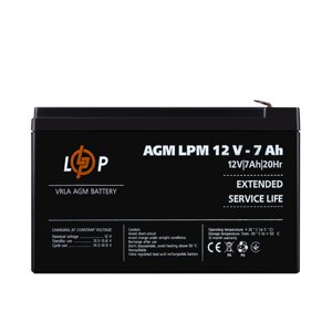 Акумулятор AGM LPM 12V - 7 Ah