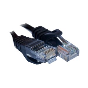 Патчкорд Gear CAT5E UTP 24 AWG 10м, чорний