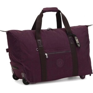 Дорожня сумка на колесах Kipling ART ON WHEELS M Dark Plum (51E) KI3131_51E