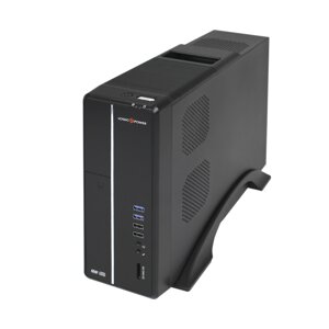 Корпус LP S602 BS 400W Slim 2хUSB 2.0