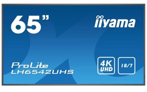 Широкоформатний інформаційний дисплей IIYAMA LH6542UHS-B1