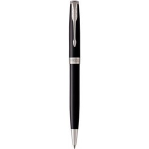 Ручка кулькова Parker SONNET 17 Black Lacquer CT BP 86 132 з оздобленням паладієм