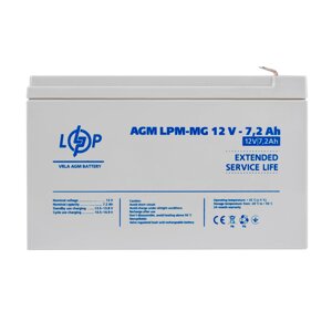 Акумулятор мультигелевий LPM-MG 12V - 7.2 Ah