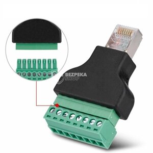 Конектор RJ45 під затискач