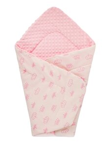 Плед DOTINEM Minky плюшевий дитячий рожевий 75х85 см (213145-1)