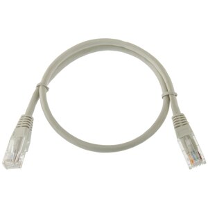 Патч-корд литий UTP RJ45 кат. 5Е 0.5 м ( сірий )