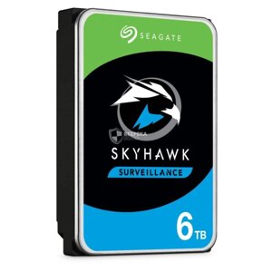 Жорсткий диск 6TB Seagate Skyhawk ST6000VX001 для відеоспостереження