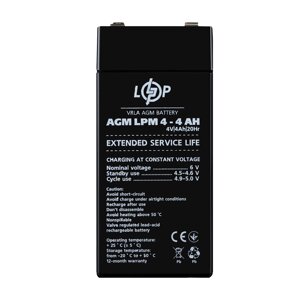 Акумулятор AGM LPM 4V - 4 Ah