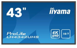 Широкоформатний інформаційний дисплей IIYAMA LH4342UHS-B1