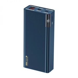 Зовнішній акумулятор Remax Riji 22.5W QC+PD 30000mAh Синій (RPP-257)