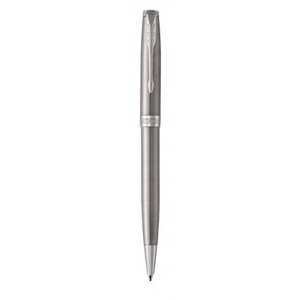 Ручка кулькова Parker SONNET 17 Stainless Steel CT BP 84 232 сталева, оздоблення хромом