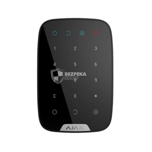 Бездротова клавіатура сенсорна Ajax Keypad black