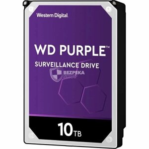 Жорсткий диск 10TB Western Digital WD102PURZ для відеоспостереження