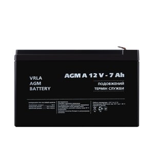 Акумулятор для сигналізації AGM А 12V - 7 Ah