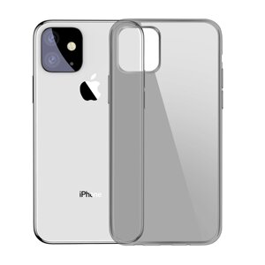 Чохол Baseus для iPhone 11 Simplicity Прозорий чорний (ARAPIPH61S-01)