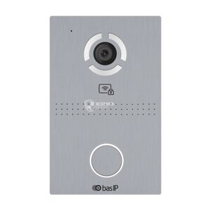 IP-визовна панель Bas-IP AV-03BD silver зі зчитувачем UKEY для IP-домофонів