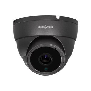 Антивандальна IP-камера GreenVision GV-158-IP-M-DOS50-30H POE 5MP Dark Grey (Ultra)