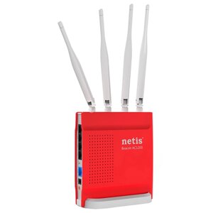 Точка доступу з мережевим адаптером NETIS WRL ROUTER 1200MBPS 1000M/4P DUAL BAND WF2681