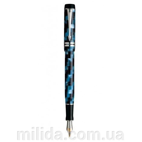 Пір'яна ручка Parker Duofold Check Blue PT FP 91 212C від компанії інтернет-магазин "_Міліда_" - фото 1