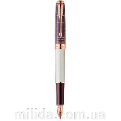 Пір'яна ручка Parker Sonnet 08 Contort Purple Cisele FP F 87 112P від компанії інтернет-магазин "_Міліда_" - фото 1