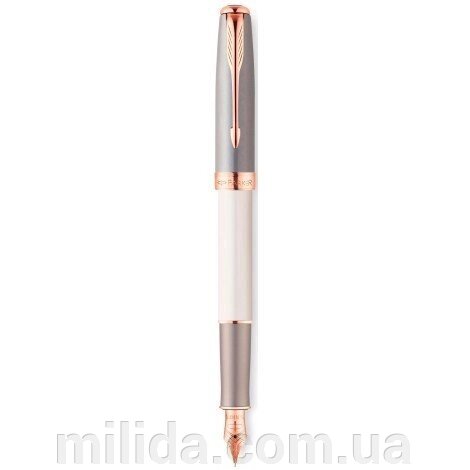 Пір'яна ручка Parker SONNET 08 Subtle Pearl & Grey PGT FP F 85 212PG від компанії інтернет-магазин "_Міліда_" - фото 1