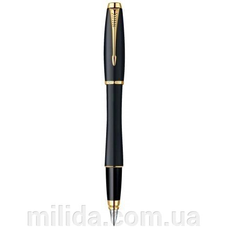 Пір'яна ручка Parker Urban Muted Black GT FP 20 212Ч від компанії інтернет-магазин "_Міліда_" - фото 1