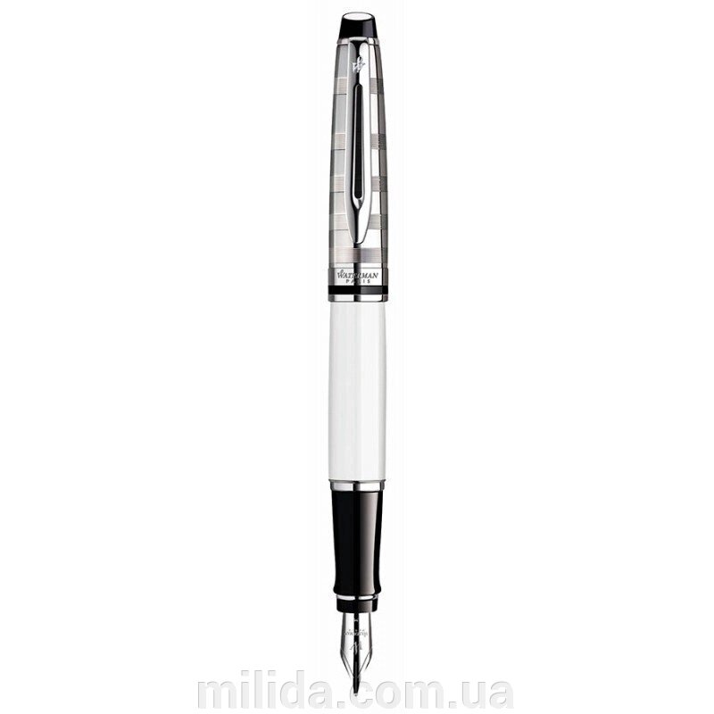 Пір'яна ручка Waterman EXPERT Deluxe White CT FP 10 039 від компанії інтернет-магазин "_Міліда_" - фото 1