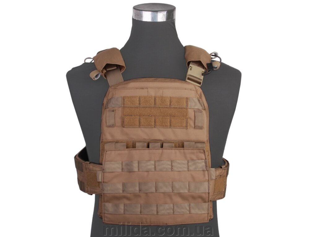 Плитоноска модульна AVS Tactical Vest (морпіхи, армія США) Emerson Койот від компанії інтернет-магазин "_Міліда_" - фото 1