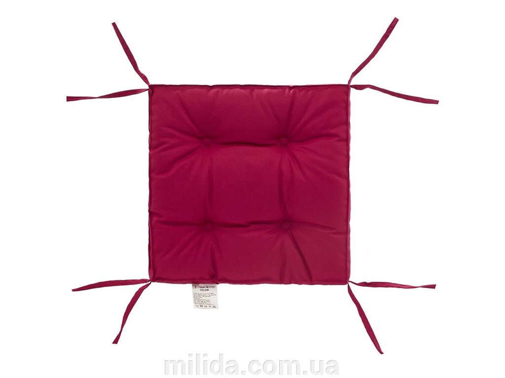 Подушка на стілець DOTINEM COLOR лілова 40х40 см (213109-8) від компанії інтернет-магазин "_Міліда_" - фото 1