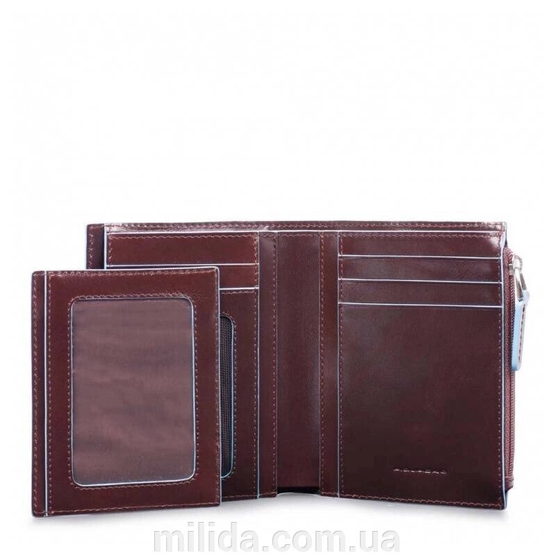 Портмоне Piquadro BL SQUARE/Cognac PU4519B2R_MO від компанії інтернет-магазин "_Міліда_" - фото 1