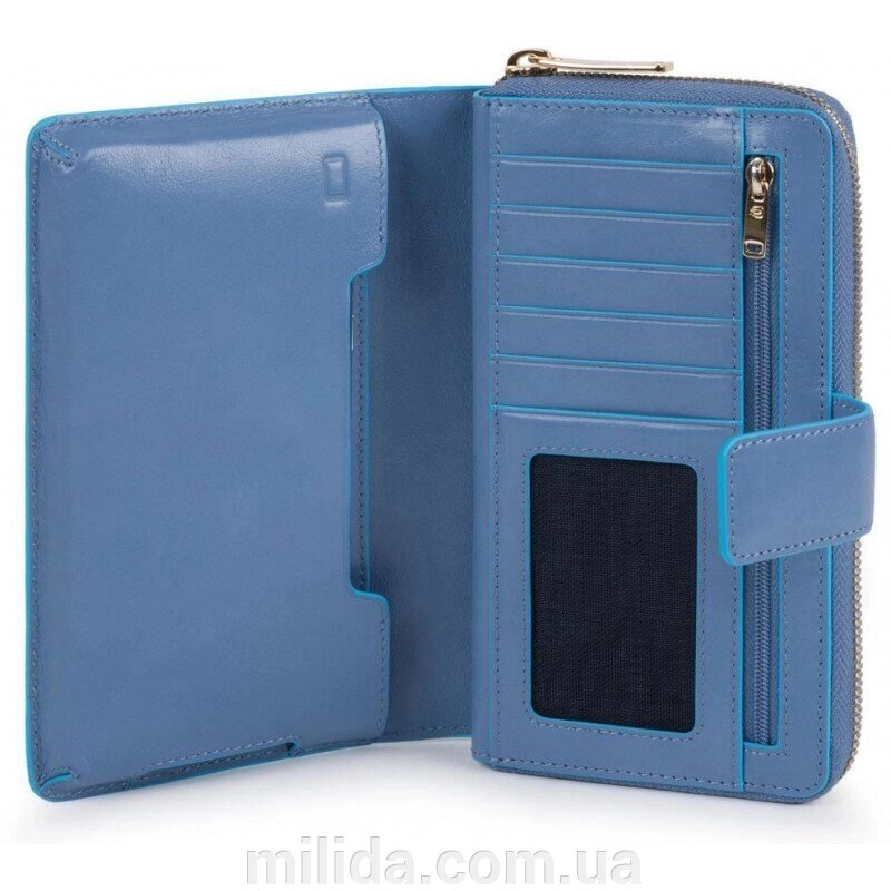 Портмоне Piquadro BL SQUARE/P. Blue PD1354B2R_AZ6 від компанії інтернет-магазин "_Міліда_" - фото 1