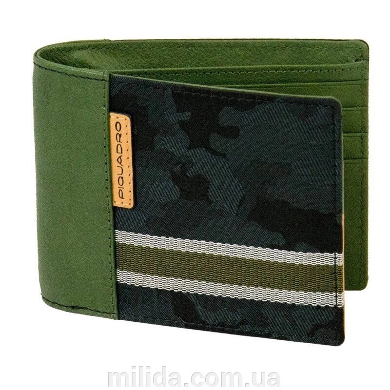 Портмоне Piquadro BLADE/CamoStripe PU4515BL_CAMOSTRIPE від компанії інтернет-магазин "_Міліда_" - фото 1