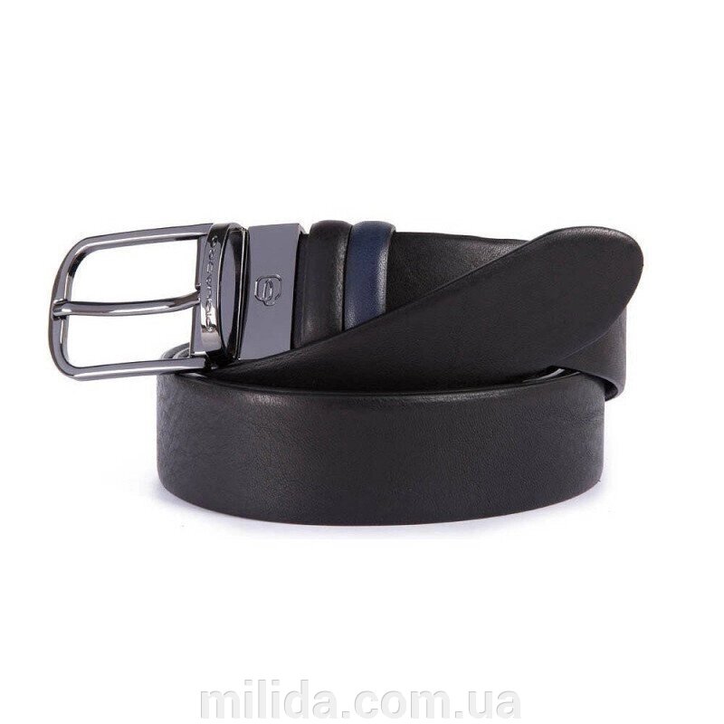 Ремінь Piquadro BK SQUARE/Black-Navy CU4877B3_NBLU2 від компанії інтернет-магазин "_Міліда_" - фото 1