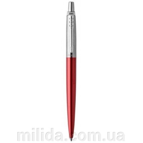 Ручка кулькова Parker JOTTER 17 Kensington Red CT BP 16 432 сталева, оздоблення хромом від компанії інтернет-магазин "_Міліда_" - фото 1