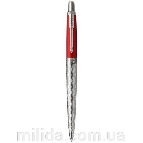 Ручка кулькова Parker JOTTER 17 SE Red Classic CT BP 19 132 сталева з обробкою хромом від компанії інтернет-магазин "_Міліда_" - фото 1