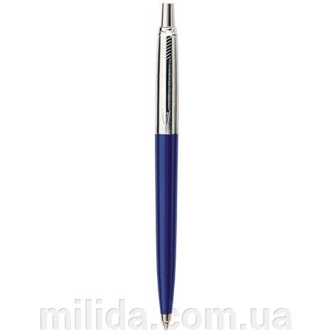 Ручка кулькова Parker Jotter Standart New Blue BP 78 032Г з пластику, оздоблення хромом від компанії інтернет-магазин "_Міліда_" - фото 1