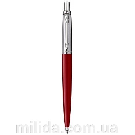 Ручка кулькова Parker Jotter Standart New Red BP 78 032R з пластику, оздоблення хромом від компанії інтернет-магазин "_Міліда_" - фото 1