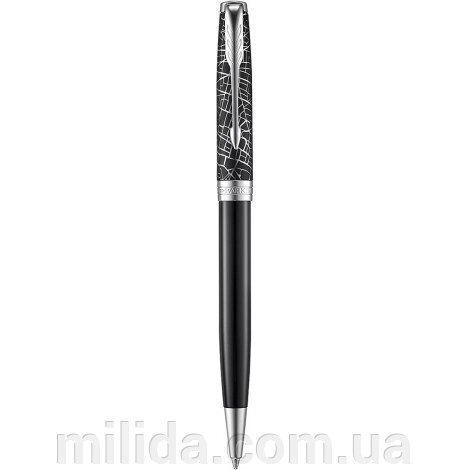 Ручка кулькова Parker SONNET 17 Metro SE Black PT BP 87 932 з нікель-паладієвим покриттям від компанії інтернет-магазин "_Міліда_" - фото 1